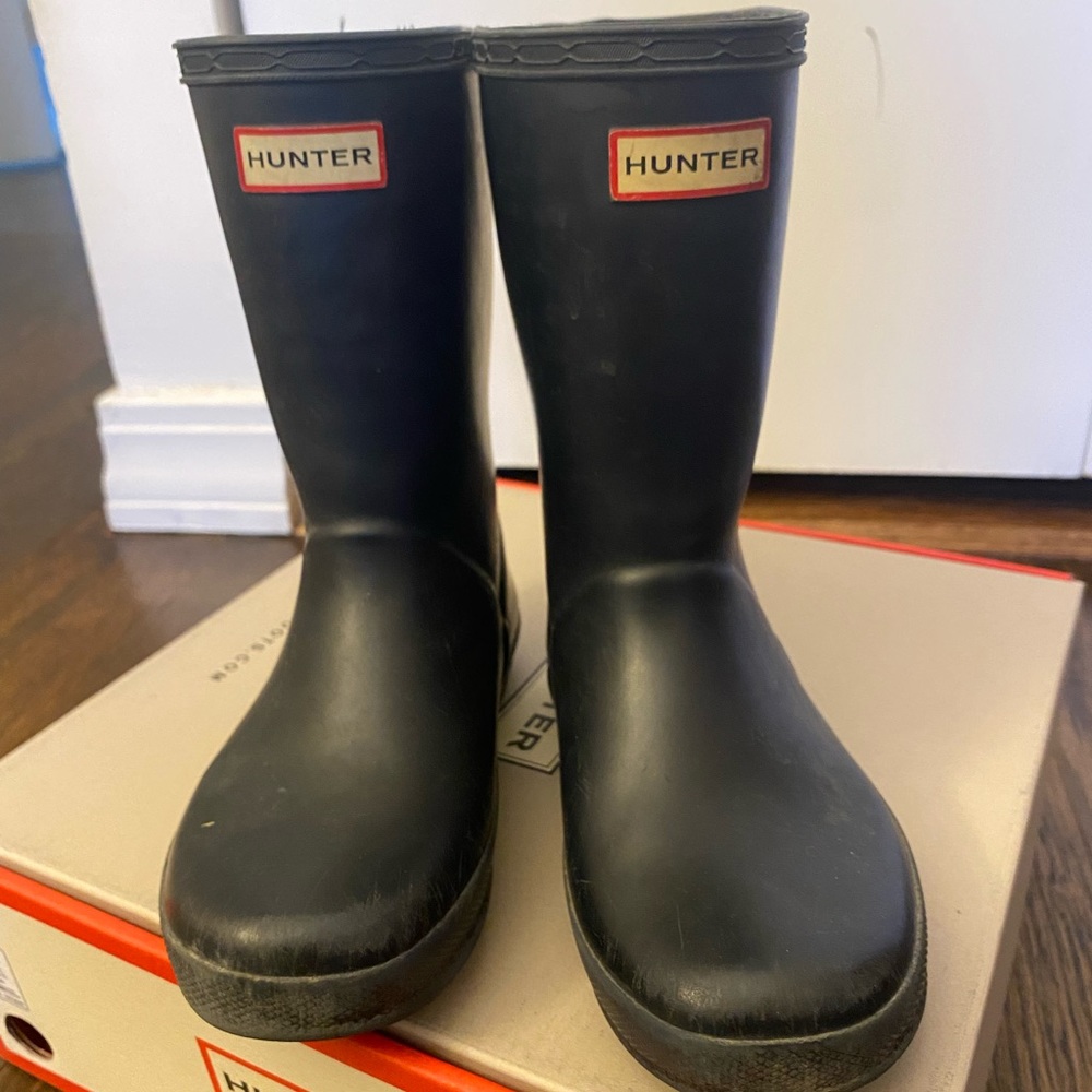 Hunter original kids rain boots- toddler size 10/11
